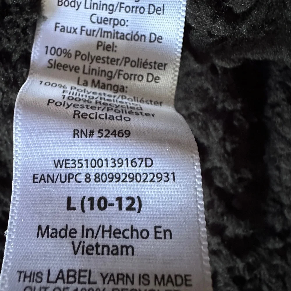 Boys‎ black/brown/white plaid Button-Up Shirt JACKET  Size 10-12 NEW